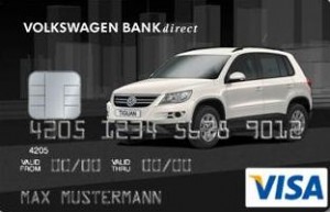 Die Volkswagen Visa Card ist ein Angebot der Vokswagen Bank direct